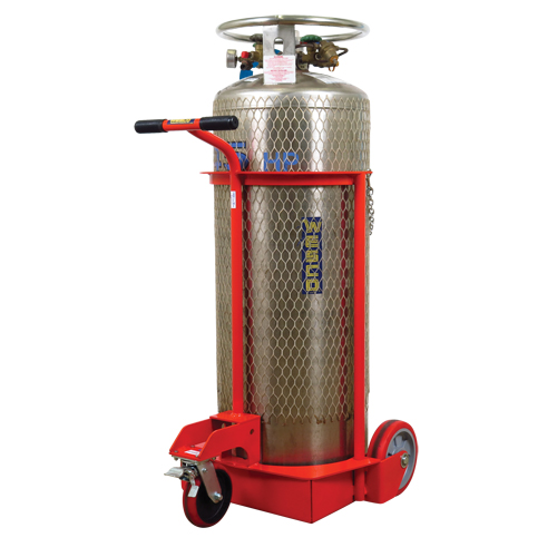 Large Liquid Gas Cylinder Truck LCC, Polyurethane Wheels, 20" W x 20" D Base, 1000 lbs. Industrial Sales
