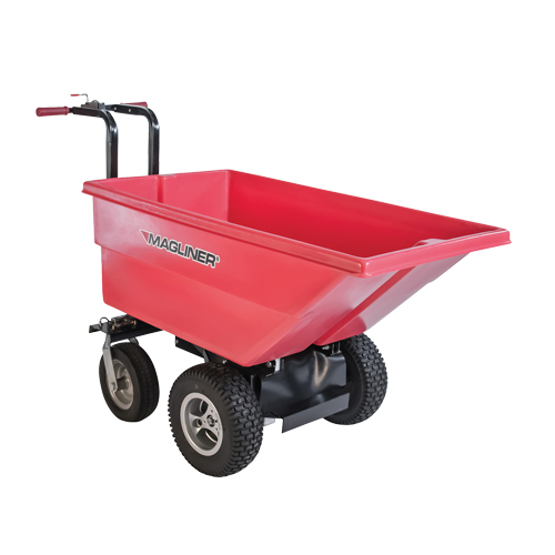Chariot &agrave; bascule motoris&eacute;, Capacit&eacute; 6 cu.ft., 40" h x 25" la x 56" p Industrial Sales