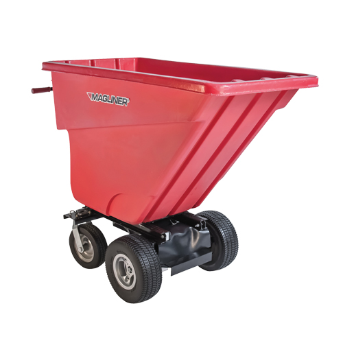 Motorized Tilt Truck, 13,5 pi³ Capacity, 45" H x 27" W x 68" D Industrial Sales