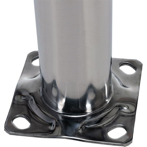 Butoir de s&eacute;curit&eacute;, Acier inoxydable, 36" h x 8" la, Argent Industrial Sales