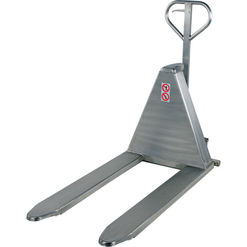 Pallet Lift Table, 45" L x 26-3/4" W, Stainless Steel, 2000 lbs. Capacity Industrial Sales