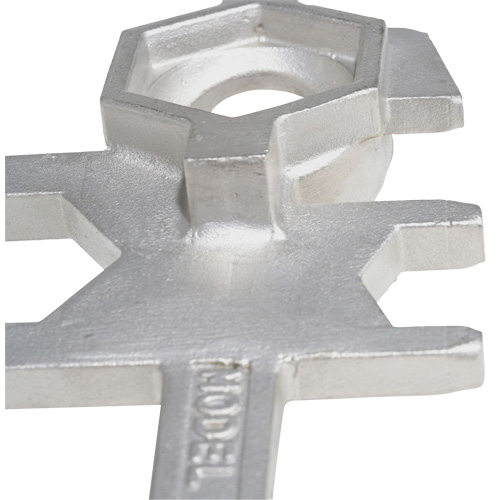 Cl&eacute; pour baril, Ouverture de 3/4"/2", Poign&eacute;e 9-1/2", Acier inoxydable Industrial Sales