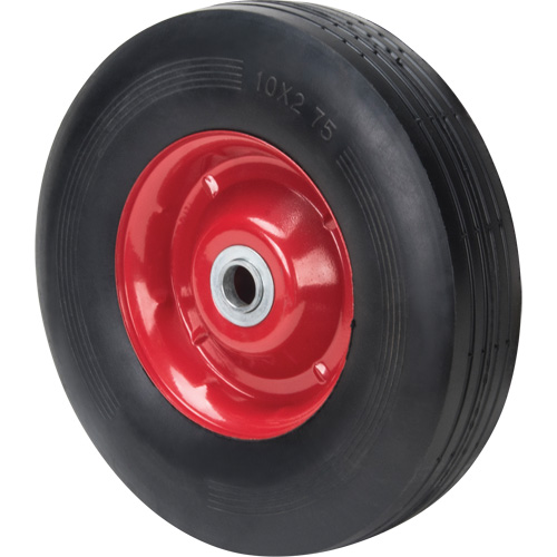 Roue semi-pneumatique, 10" (254 mm), Capacit&eacute; de 200 lb Industrial Sales