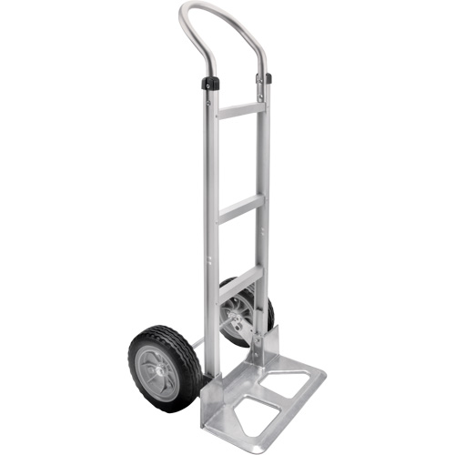 Knocked Down Hand Truck, Continuous Handle, Aluminum, 49-5/8" Height, 500 lbs. Capacity Industrial Sales
