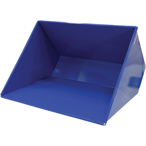 Conteneur autobasculeur, Acier, 3 vg³, Bleu Industrial Sales