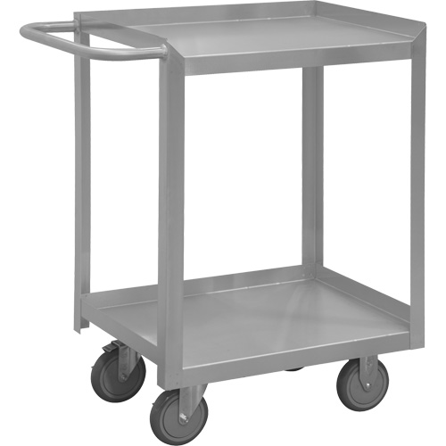 Chariot avec tablettes de calibre industriel, 2 Tiers, 24-1/8" la x 35" h x 42" p, Capacit&eacute; 1200 lb Industrial Sales