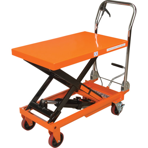 Hydraulic Scissor Lift Table, 32" L x 19-3/4" W, Steel, 660 lbs. Capacity Industrial Sales
