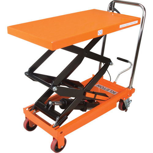 Hydraulic Scissor Lift Table, 35-3/4" L x 19-3/4" W, Steel, 770 lbs. Capacity Industrial Sales