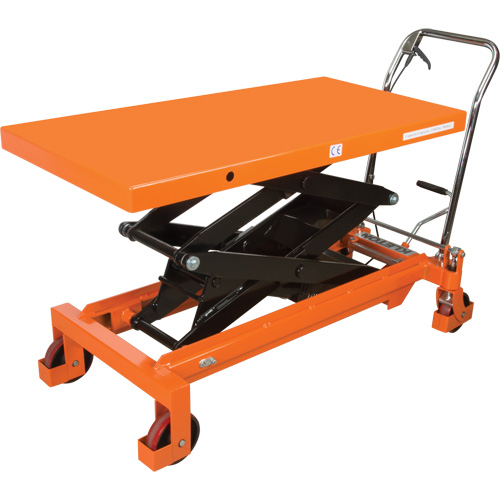Table &eacute;l&eacute;vatrice &agrave; ciseaux hydraulique, 48" lo x 24" la, Acier, Capacit&eacute; 1540 lb Industrial Sales