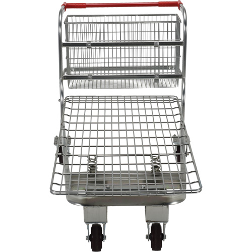Chariot en treillis emboîtable, Acier, 28-3/4" x 37-1/16" x 59-5/8", Capacit&eacute; 275 lb Industrial Sales