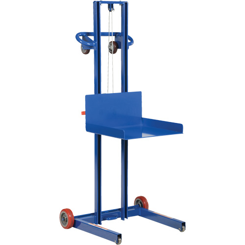 Low Profile Lite Load Lift, Hand Winch Operated, 400 lbs. Capacity, 55" Max Lift Industrial Sales