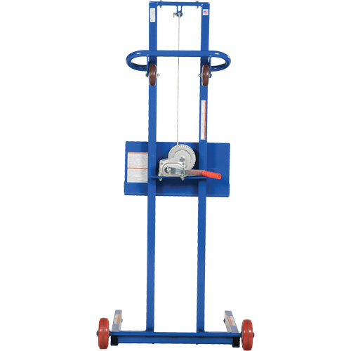 Low Profile Lite Load Lift, Hand Winch Operated, 400 lbs. Capacity, 55" Max Lift Industrial Sales