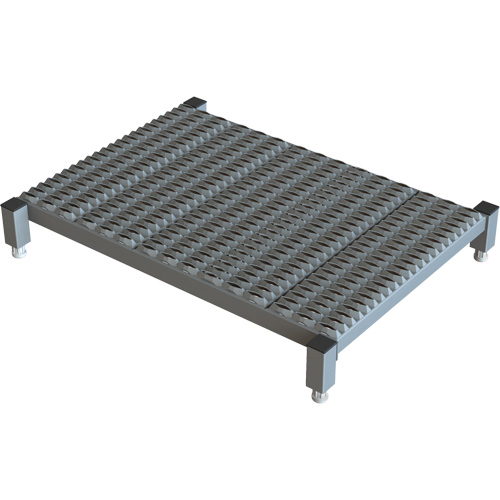 Plateforme de travail en une &eacute;tape &agrave; hauteur r&eacute;glable, 24" la x 36" pr, Capacit&eacute; de 800 lb, Enti&egrave;rement soud&eacute; Industrial Sales