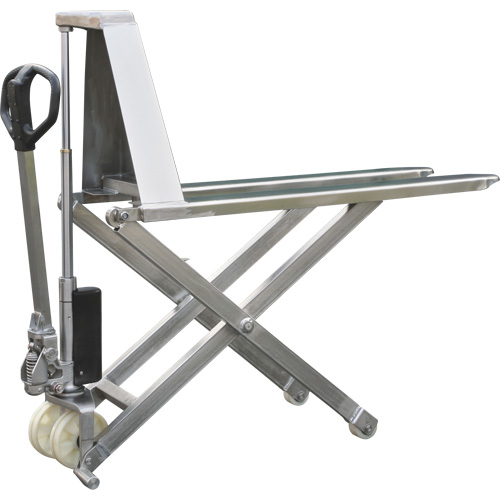 Eco Scissor Skid Lift, 45" L x 21" W, Stainless Steel, 2200 lbs. Capacity Industrial Sales