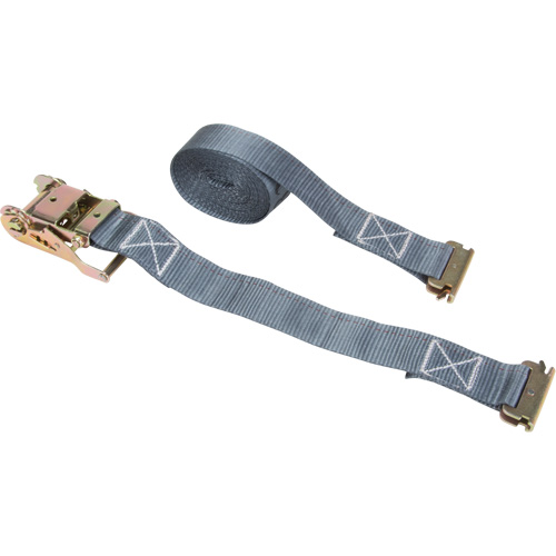 Ratchet Strap, E-Track System, 2" W x 16' L, 1333 lbs. (605 kg) Working Load Limit Industrial Sales