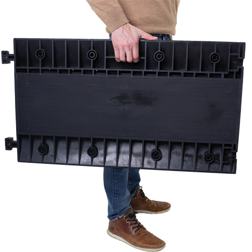 Protecteur de c&acirc;ble droit robuste Powerhouse, 3 canaux, 36" lo x 19,75" la x 3" h Industrial Sales