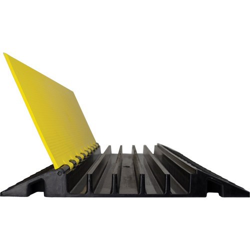 Powerhouse Heavy-Duty Straight Cable Protector, 5 Channels, 36" L x 19.75" W x 2.25" H Industrial Sales
