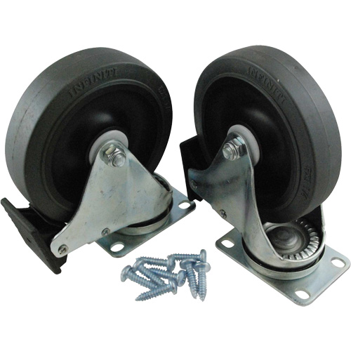 Mega Brute&reg; Mobile Waste Collector Caster Kit Industrial Sales