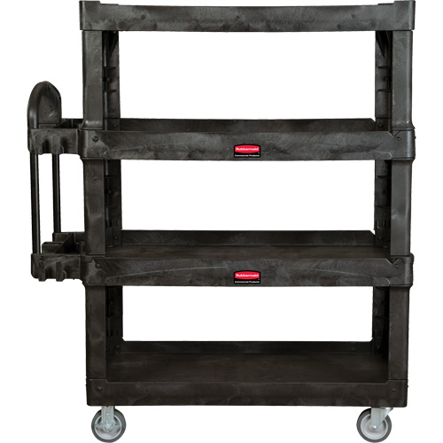 Heavy-Duty Ergo Utility Cart, 4 Tiers, 24-1/4" x 62-2/5" x 54-1/10", 700 lbs. Capacity Industrial Sales