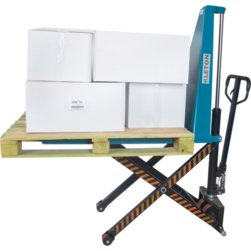 Manual Scissor Skid Lift, 45-1/4" L x 27" W, Steel, 3300 lbs. Capacity Industrial Sales