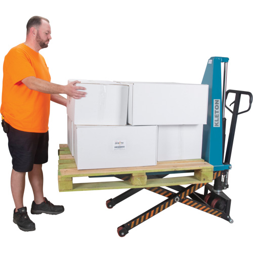 Manual Scissor Skid Lift, 45-1/4" L x 27" W, Steel, 3300 lbs. Capacity Industrial Sales