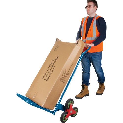 Stair Climbing Hand Truck, Steel Frame, 23-3/4" W x 45-5/8" H, 300 lbs. Capacity Industrial Sales