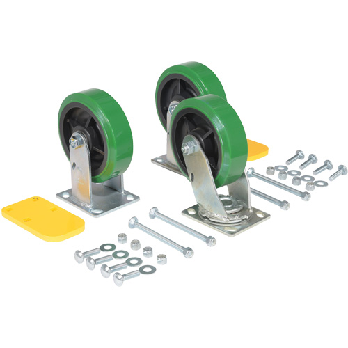 H Series Self-Dumping Hopper Caster Kit Industrial Sales