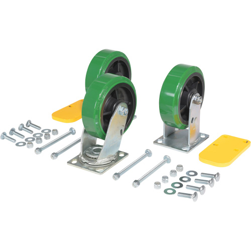 H Series Self-Dumping Hopper Caster Kit Industrial Sales