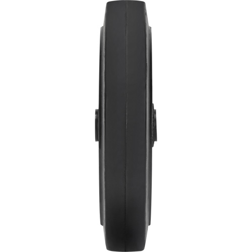 Mold-On Rubber Wheel, 10" (254 mm) Dia. x 2" (50.8 mm) W, 948 lbs. (430 kg) Capacity Industrial Sales