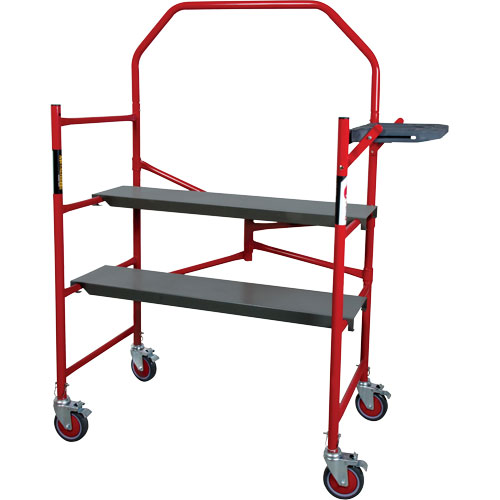 Buildman Portable Scaffold, 40-5/8" D x 4' H Industrial Sales
