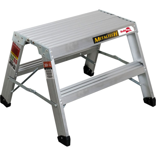 Portable Work-Stand Saw Horse, Aluminum Frame, 12-1/4" D x 24" H Industrial Sales