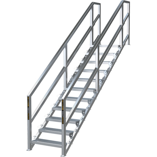 Syst&egrave;me d'escalier modulaire pour la construction de 11-16 marches SmartStairs, 120" ha Industrial Sales
