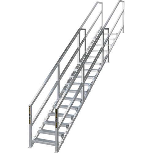 Syst&egrave;me d'escalier modulaire pour la construction de 11-16 marches SmartStairs, 120" ha Industrial Sales