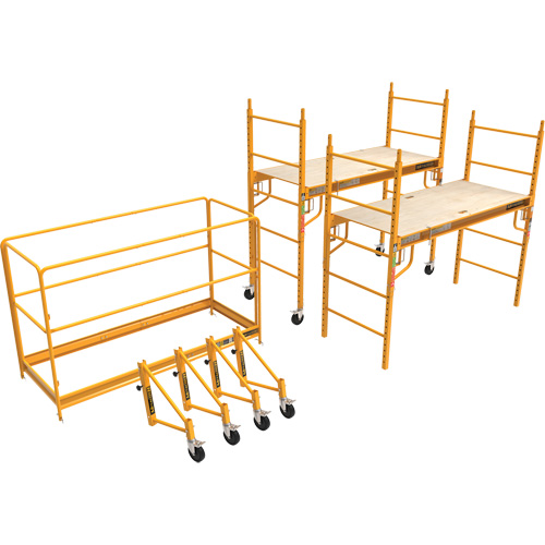 Trousse compl&egrave;te de tour d'&eacute;chafaudage pour cloison s&egrave;che de 12', 58-1/2" p x 183" h Industrial Sales