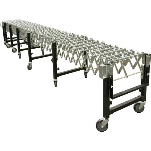 Convoyeur extensible, 23" la x 24' lo, Capacit&eacute; de 200 lb par pi lin. Industrial Sales