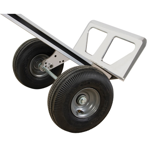 3-in-1 Convertible Hand Truck, Aluminum, 600 lbs. Capacity Industrial Sales