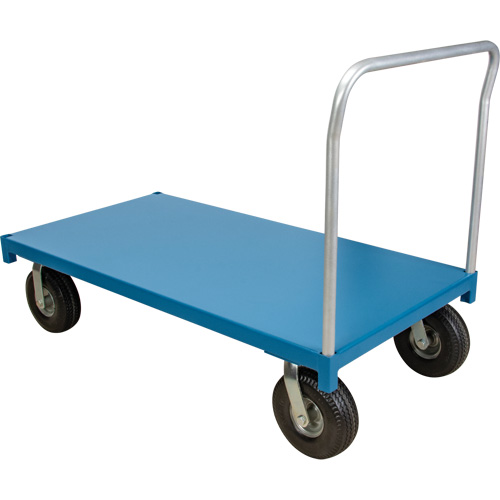 Outdoor Platform Truck, 72" L x 36" W, 1200 lbs. Capacity, Flat Free Casters Industrial Sales