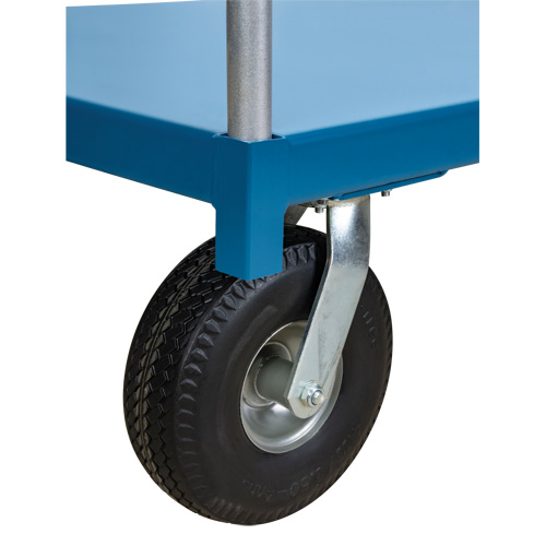 Outdoor Platform Truck, 72" L x 36" W, 1200 lbs. Capacity, Flat Free Casters Industrial Sales