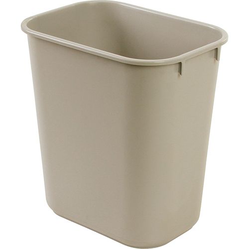 Soft Wastebasket, 28 qt., Plastic Industrial Sales