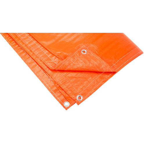 Insulated Tarps, Polyethylene, Orange, 20' x 12' x 8 mils Industrial Sales