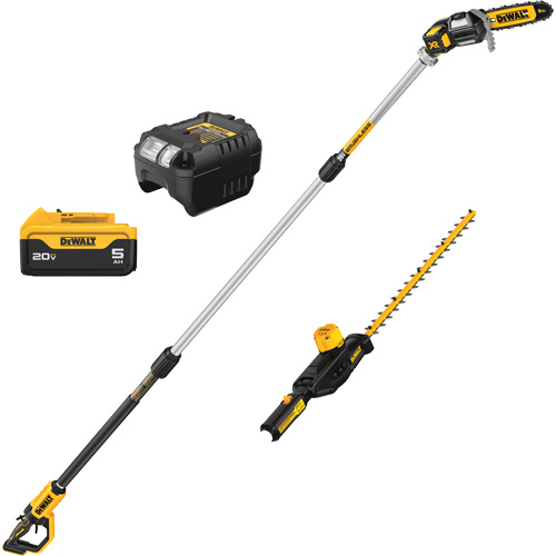 MAX Cordless Lithium-Ion Pole Saw & Pole Hedge Trimmer Combo Kit Industrial Sales