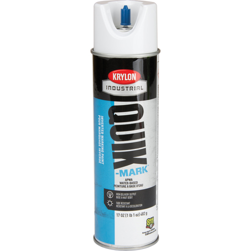 Industrial Quik-Mark Water-Based Inverted Marking Paint, 17 oz., Aerosol Can Industrial Sales