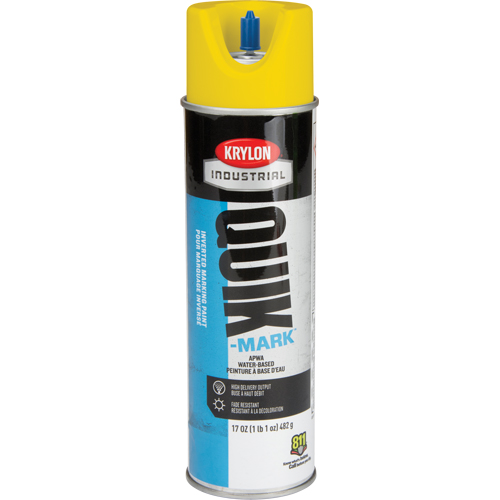 Industrial Quik-Mark Water-Based Inverted Marking Paint, 17 oz., Aerosol Can Industrial Sales