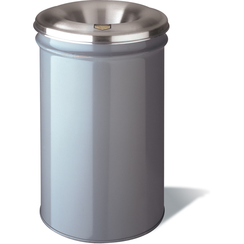 Cease-Fire&reg; Waste Cans, Metal, 4.5 US Gal. Industrial Sales