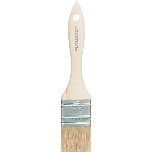 Chip Paint Brush, White China, Wood Handle, 1-1/2" Width Industrial Sales