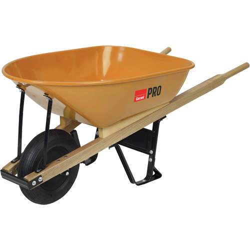 Brouettes robustes Pro, 6 pi³, plateau Acier Industrial Sales