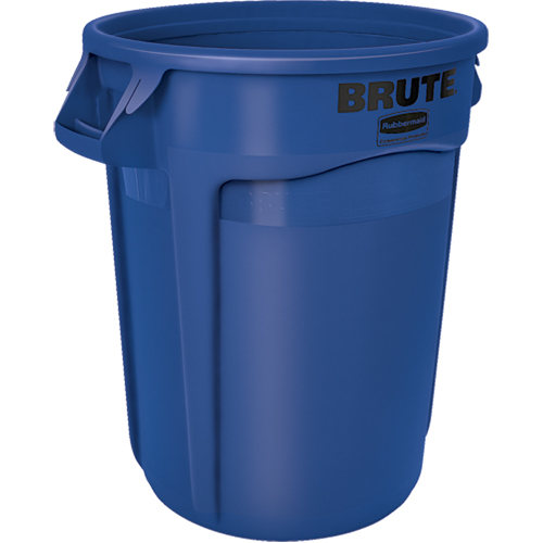 Round Brute&reg; Containers, Bulk, Polyethylene, 32 US gal. Industrial Sales
