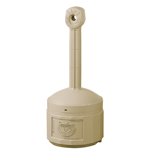 Cendriers Smoker's Cease-Fire, Sur pied, Plastique, Capacit&eacute; 4 gal. US, Hauteur 38-1/2" Industrial Sales