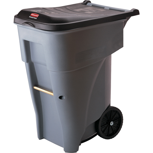 Brute&reg; Roll Out Containers, Polyethylene, 65 US gal. Industrial Sales