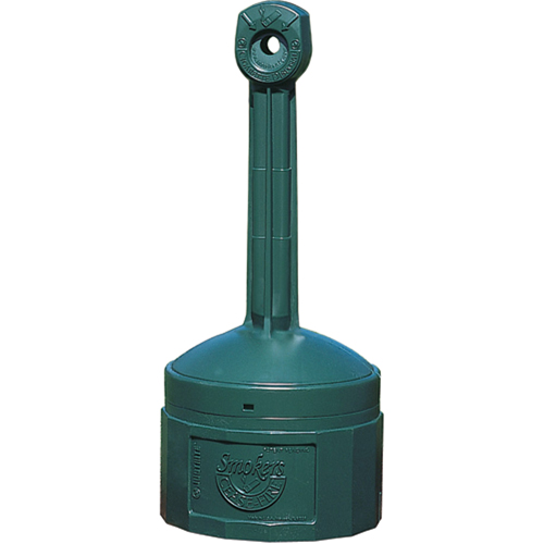 Cendriers Smoker's Cease-Fire, Sur pied, Plastique, Capacit&eacute; 1 gal. US, Hauteur 30" Industrial Sales